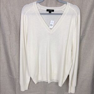 Ann Taylor NEW Women’s XXL 100%‎ Cashmere V-Neck Lightweight Sweater